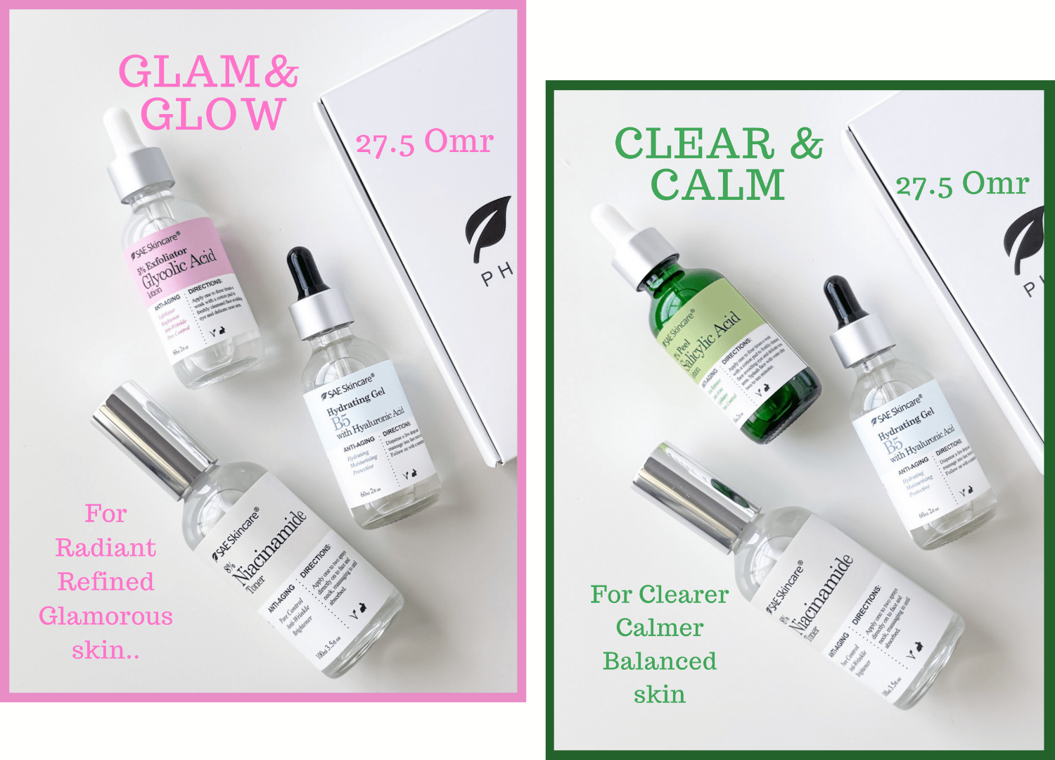 CLEAN & CLEAR SET - SAE SKINCARE