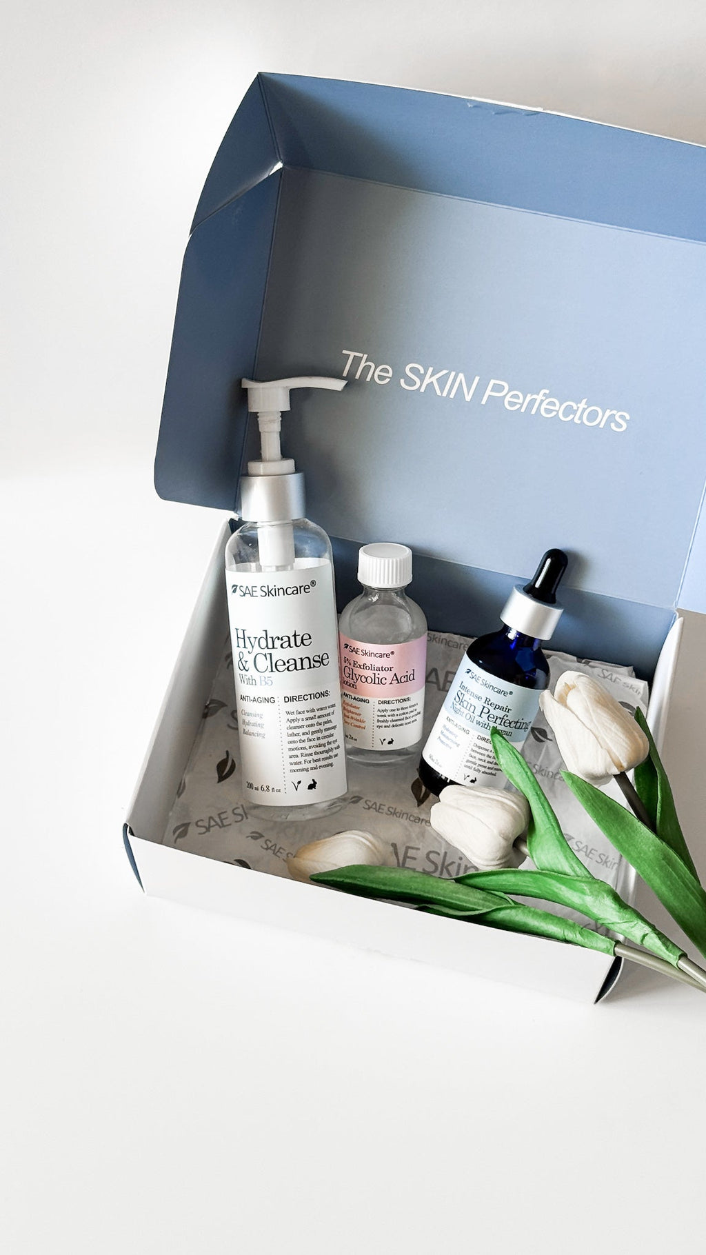 Cleanse and Exfoliate Combination Set - SAE SKINCARE