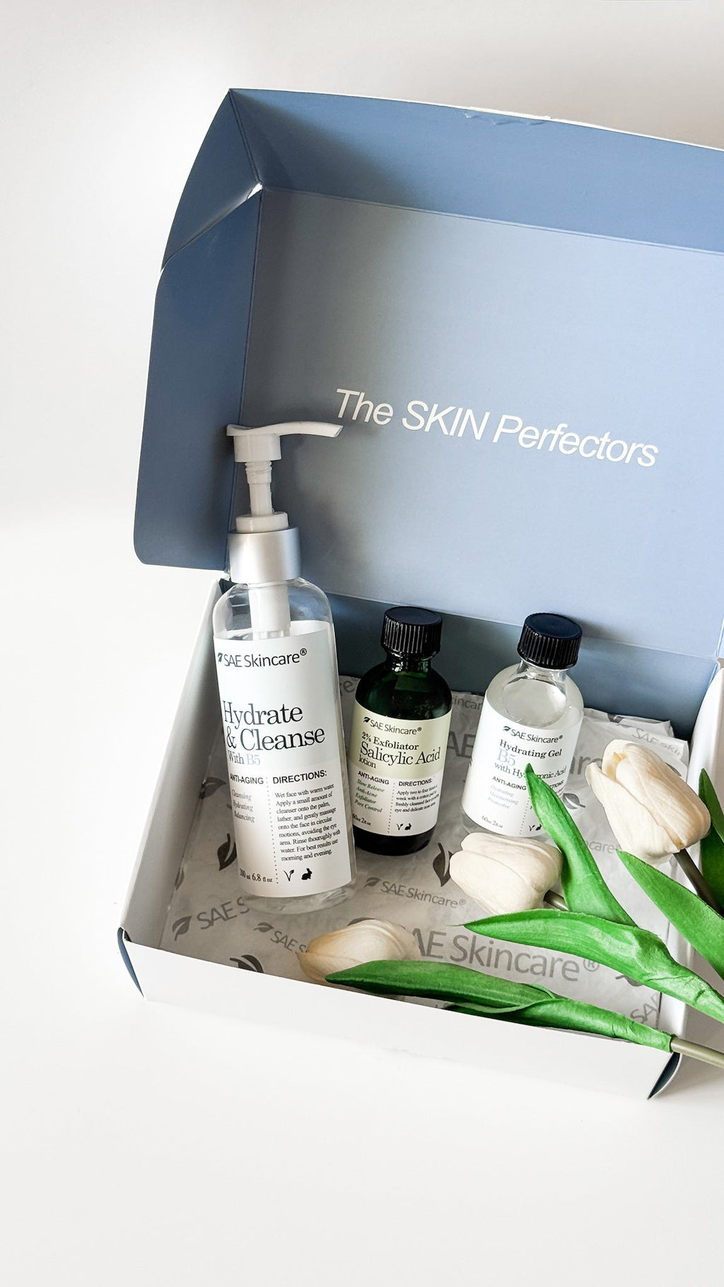 Cleanse and Exfoliate Oil - Prone Set - SAE SKINCARE